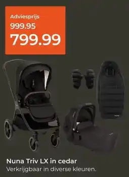 Prenatal Nuna Triv LX in cedar aanbieding