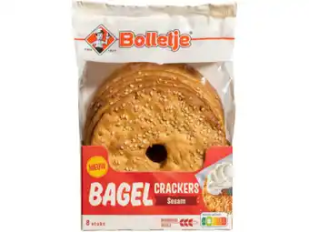 Hoogvliet Bolletje Bagel sesam crackers aanbieding