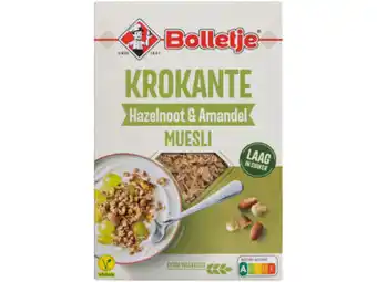Hoogvliet Bolletje Krokante muesli hazelnoot amandel aanbieding