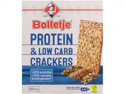 Hoogvliet Bolletje Protein low carb crackers aanbieding