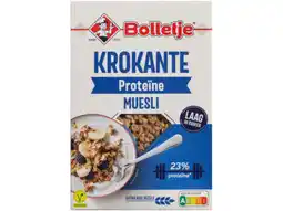 Hoogvliet Bolletje Krokante muesli proteine aanbieding