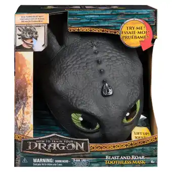 Top1Toys How To Train Your Dragon Blast and Roar Toothless mask aanbieding