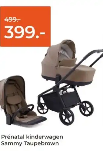 Prenatal Prénatal kinderwagen Sammy Taupebrown aanbieding