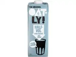 Hoogvliet Oatly Haverdrank halfvol aanbieding