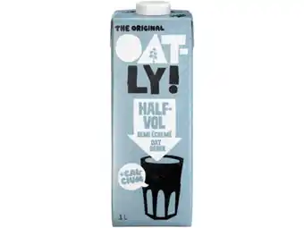 Hoogvliet Oatly Haverdrank halfvol aanbieding