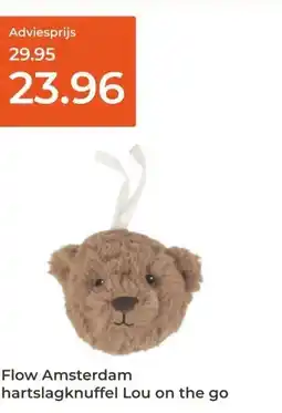 Prenatal Flow Amsterdam hartslagknuffel Lou on the go aanbieding