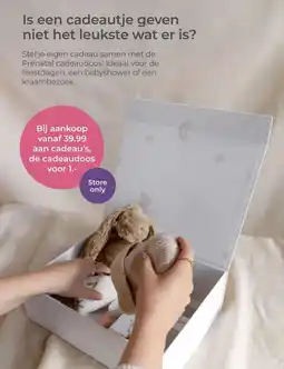 Prenatal Is een cadeautje geven niet het leukste wat er is aanbieding