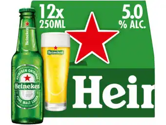 Hoogvliet Heineken Premium Pilsener Bier Draaidop Fles 12-pack aanbieding