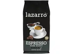 Hoogvliet Lazarro Espressobonen dark roast aanbieding