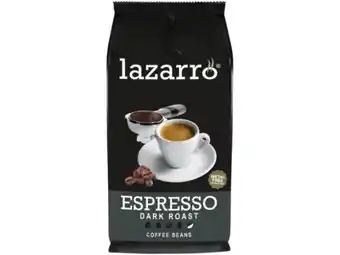 Hoogvliet Lazarro Espressobonen dark roast aanbieding