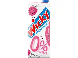 Hoogvliet Wicky Framboos zonder suiker aanbieding