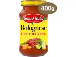 Hoogvliet Grand'Italia Pastasaus bolognese aanbieding
