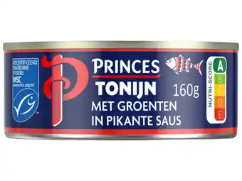 Hoogvliet Princes Tonijnstukken met groenten pikant aanbieding