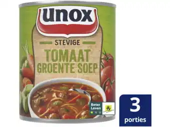 Hoogvliet Unox Stevige tomaten groentesoep aanbieding