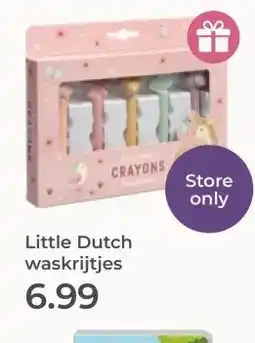 Prenatal Little Dutch waskrijtjes aanbieding