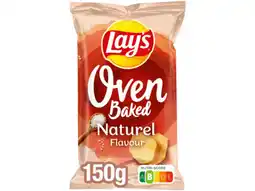 Hoogvliet Lay's Oven Baked Naturel aanbieding