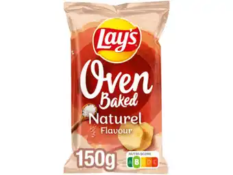 Hoogvliet Lay's Oven Baked Naturel aanbieding