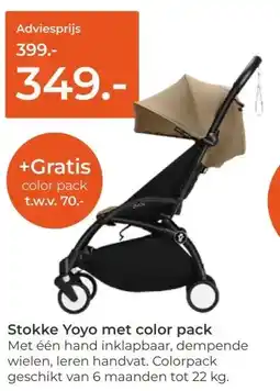 Prenatal Stokke Yoyo met color pack aanbieding