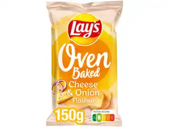 Hoogvliet Lay's Oven Baked Cheese Onion aanbieding