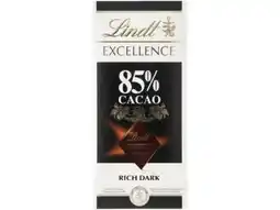 Hoogvliet Lindt Excellence puur 85% aanbieding