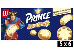 Hoogvliet Lu Prince MiniStars koekjes witte chocola aanbieding