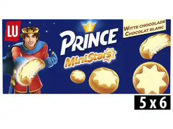 Hoogvliet Lu Prince MiniStars koekjes witte chocola aanbieding