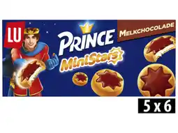 Hoogvliet Lu Prince MiniStars koekjes melkchocolade aanbieding
