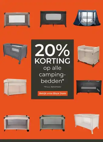 Prenatal camping- bedden aanbieding