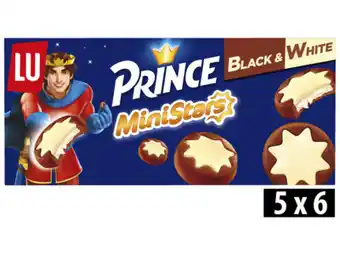 Hoogvliet Lu Prince MiniStars koekjes black & white aanbieding