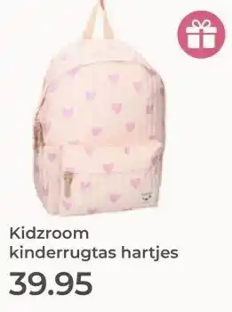 Prenatal Kidzroom kinderrugtas hartjes aanbieding