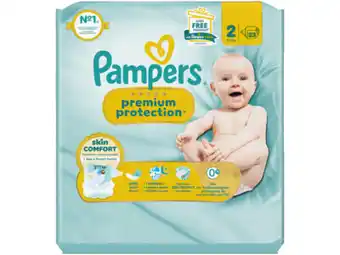 Hoogvliet Pampers Premium protection luiers maat 2 aanbieding