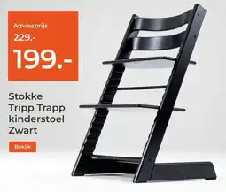 Prenatal Stokke Tripp Trapp kinderstoel Zwart aanbieding