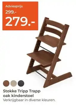 Prenatal Stokke Tripp Trapp oak kinderstoel aanbieding
