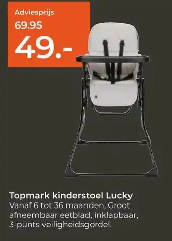 Prenatal Topmark kinderstoel Lucky aanbieding