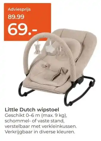 Prenatal Little Dutch wipstoel aanbieding