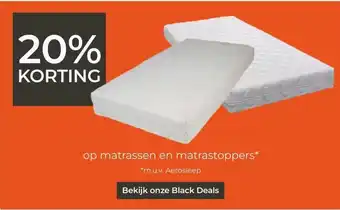 Prenatal matrassen en matrastoppers* aanbieding
