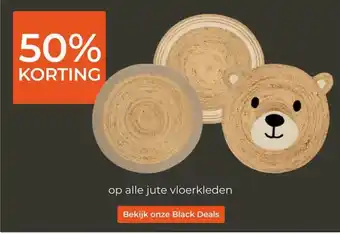 Prenatal alle jute vloerkleden aanbieding