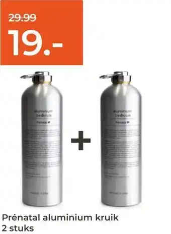 Prenatal Prénatal aluminium kruik aanbieding