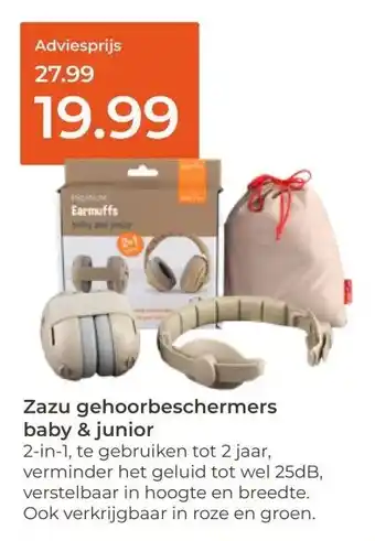Prenatal Zazu gehoorbeschermers baby & junior aanbieding