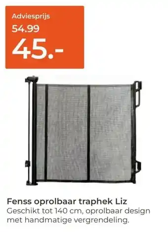 Prenatal Fenss oprolbaar traphek Liz aanbieding