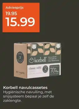Prenatal Korbell navulcassetes aanbieding