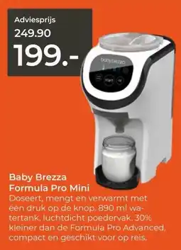 Prenatal Baby Brezza Formula Pro Mini aanbieding