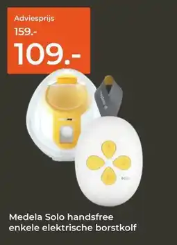 Prenatal Medela Solo handsfree enkele elektrische borstkolf aanbieding