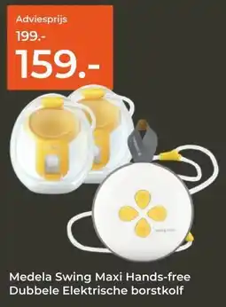 Prenatal Medela Swing Maxi Hands-free Dubbele Elektrische borstkolf aanbieding