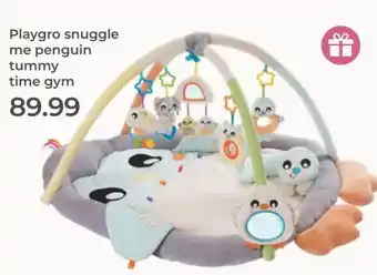 Prenatal Playgro snuggle me penguin tummy time gym aanbieding