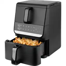 Marskramer Hetelucht friteuse dubbel emerio af-133542 aanbieding