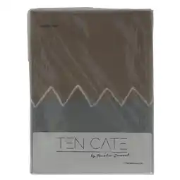 Marskramer Dekbedovertrek 200x200/220 + 2 slopen 60x70 Zigzag Natural Ten Cate aanbieding