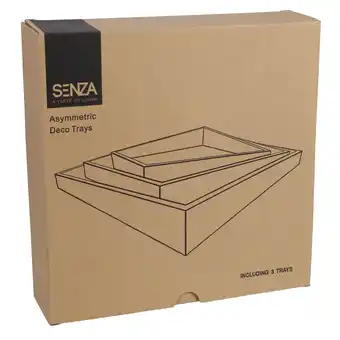 Marskramer Senza dienbladen blauw 30 cm set van 3 aanbieding