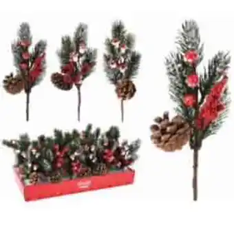 Marskramer Kerst steker 22 cm 3 assorti design aanbieding