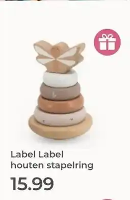 Prenatal Label Label houten stapelring aanbieding